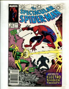 SPECTACULAR SPIDER-MAN #157 (9.2) ELECTRO!! 1989