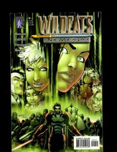 Lot of 9 Wildcats Nemesis Wildstorm Comic Books #1 2 3 4 5 6 7 8 9 J398 