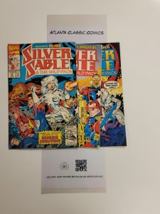 3 Silver Sable Marvel & The Wild Pack Comic Books #8 9 10 16 TJ1