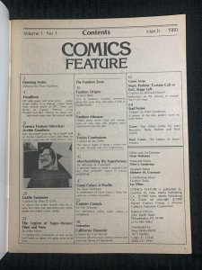 1980 COMICS FEATURE Magazine #1 FN 6.0 Archie Goodwin / Gene Colan