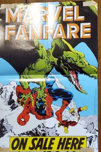 Marvel Fanfare #1 (1982) NM, with publicity poster (G) white pages