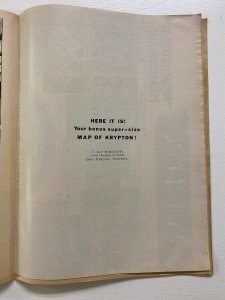 Amazing World of Superman #1 with attached map DC Treasury 4.0 VG (1973) 