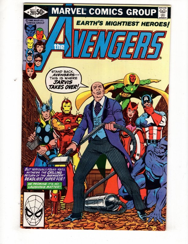 The Avengers #201 (VF/NM) 1980 George Perez Bronze Age MARVEL / ID#414