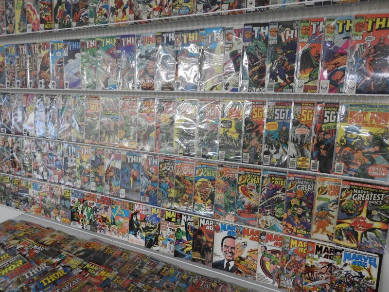 Huge Lot 170+ Comics W/ Avengers, Thing, Sgt. Fury, +More! Avg FN- Condition!
