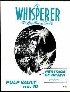 Pulp Vault #10 1992-Whisperer-Eerie Tales-Hugh B Cave-R L Bellem-index-VF