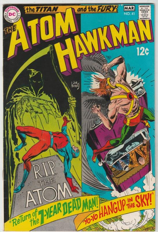 Atom and Hawkman #41 (Feb-69) NM- High-Grade The Atom, Hawkman