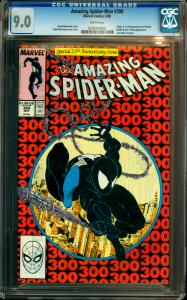 Amazing Spider-Man #300 CGC Graded 9.0 Origin 1st Full Venom, Last Black Costume