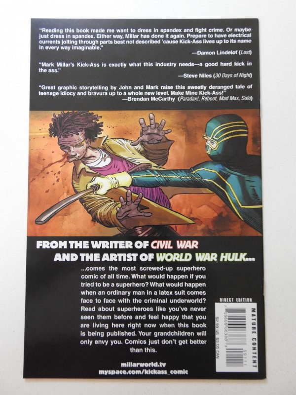 Kick-Ass #1 (2008) Mark Millar/JJr Great Read! Sharp VF-NM Condition!