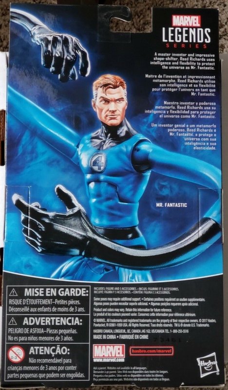 WALGREENS MARVEL LEGENDS - Fantastic Four: Mr. Fantastic (Hasbro) Mint in Box!