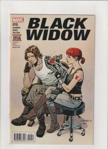Black Widow #10 NM- 9.2 Marvel Comics Winter Soldier app., Avengers 2017