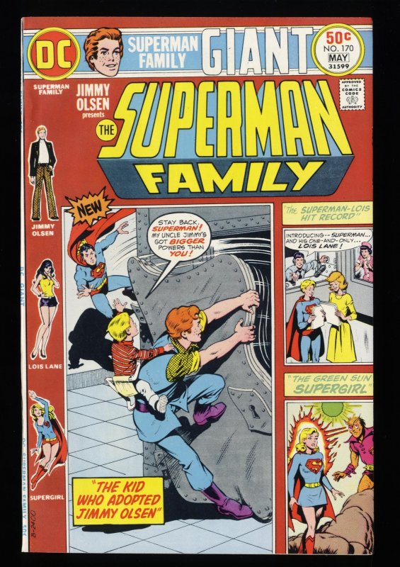 Superman Family #170 NM 9.4 Supergirl Jimmy Olsen Lois Lane!