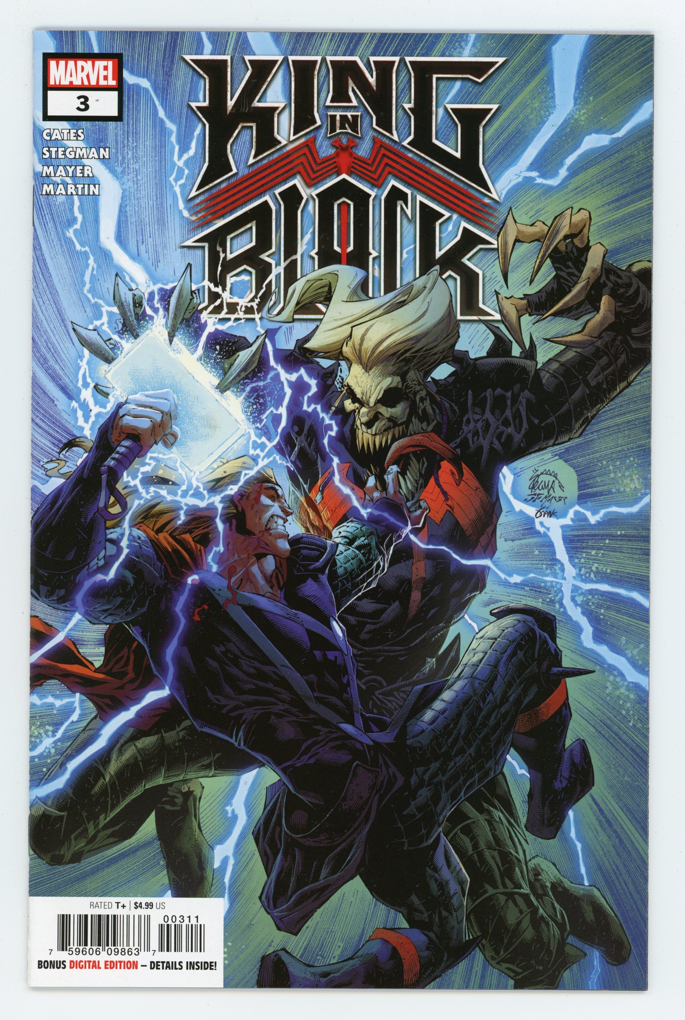 King In Black 3 Donny Cates Venom Silver Surfer NM