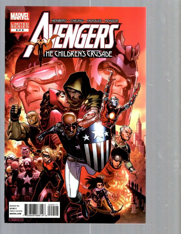 12 Comics Avengers Origin #1 1 1 1 1 Children's Crusade #5 9 Infinity #1-5  J448