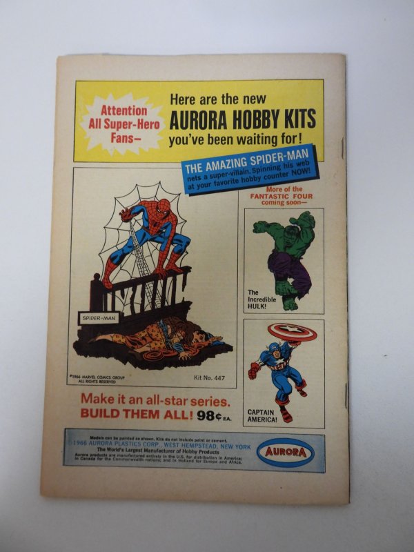 The Avengers #36 (1967) VG/FN condition subscription fold