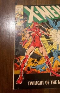 The X-Men #52 (1969) twilight of the mutants uppermid grade