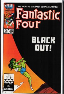 Fantastic Four #293 Direct Edition (1986) Fantastic Four