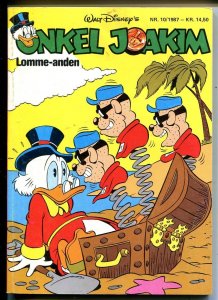 Unkel Joakim #10 1987-Disney-Danish-Uncle Scrooge-Carl Barks-Mickey Mouse-G/VG