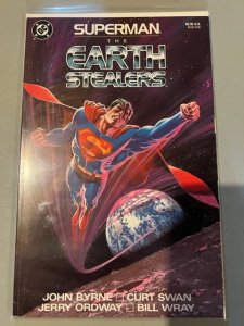 Superman: The Earth Stealers  Prestige Format 1-Shot VF Byrne! Swan! Ordway!