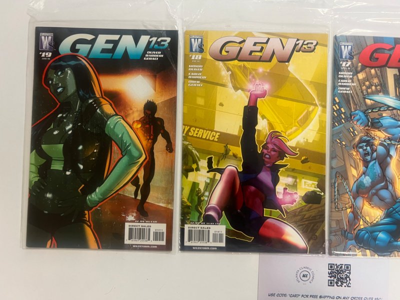 4 Gen 13 Wildstorm Comic Books # 16 17 18 19 35 JS27