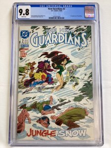 New Guardians #2 - CGC 9.8 - DC Comics - 1988 - 1st app Snowflame!