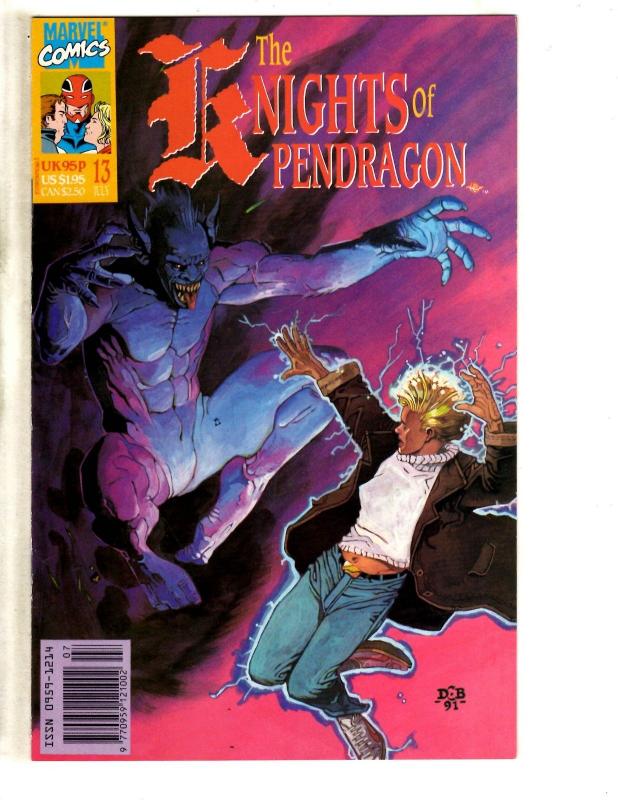 Lot Of 10 Nights Of Pendragon Marvel UK Comics #11 12 13 14 15 16 17 18 1 2 CR37