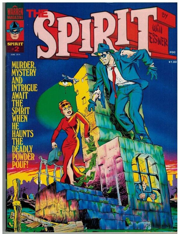 SPIRIT (WARREN/KITCHEN SINK) 2 F-VF June 1974 COMICS BOOK