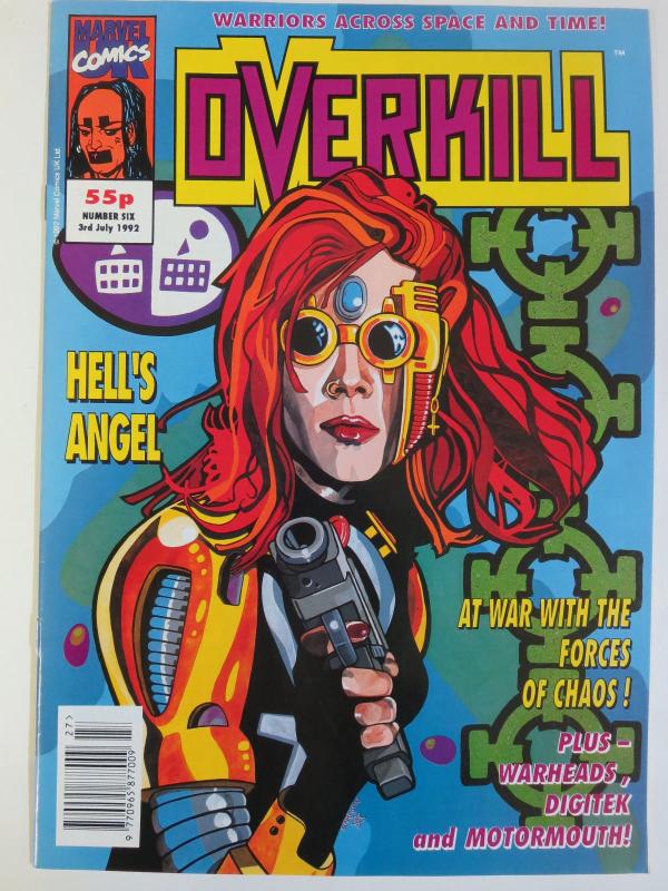 Overkill #6 (Marvel July 3 1992 ) Andy Lanning Dan Abnett Nick Vince Gascoine ++