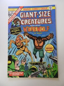 Giant Size Creatures (1974) 1st Tigra FR/GD MVS missing see description
