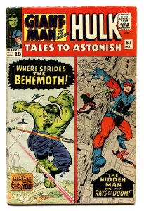 TALES TO ASTONISH #67 COMIC BOOK -1965-Marvel-HULK/GIANT MAN VG