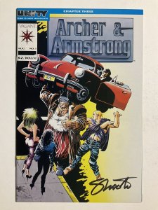 ARCHER & ARMSTRONG 1 SIGNED JIM SHOOTER NM NEAR MINT VALIANT A