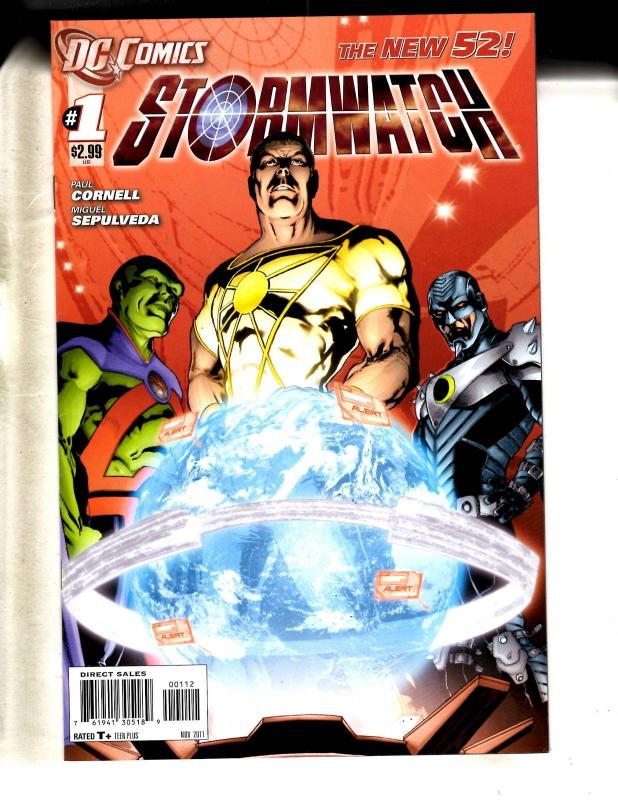 Lot Of 8 DC Comic Books Stormwatch # 1 2 3 4 19 + Captain Atom # 1 2 3 MF20