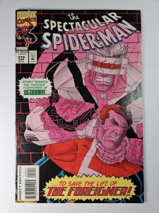 Spectacular Spider-Man #210 VF- 1994 Foreigner Marvel Comics C145A
