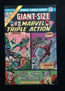 Giant Size Marvel Triple Action #2  Marvel Comics 1975 VF 