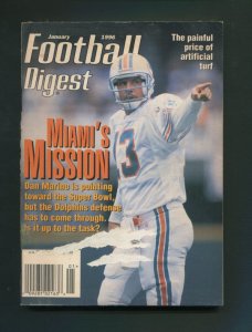 Football Digest / Dan Marino / January 1996