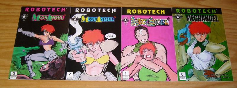 Robotech: Mechangel #0 & 1-3 VF/NM complete series - academy comics set lot 2