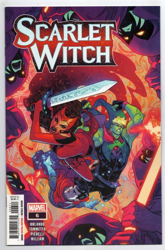 Scarlet Witch #6 Russell Dauterman Main Cvr (Marvel, 2023) NM