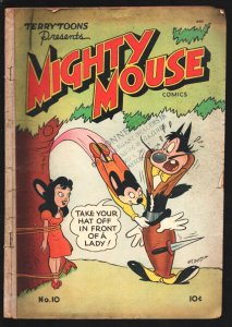 Adventures Of Mighty Mouse #10 1954-St.John-Perils of Polly Pureheart-Bondage...