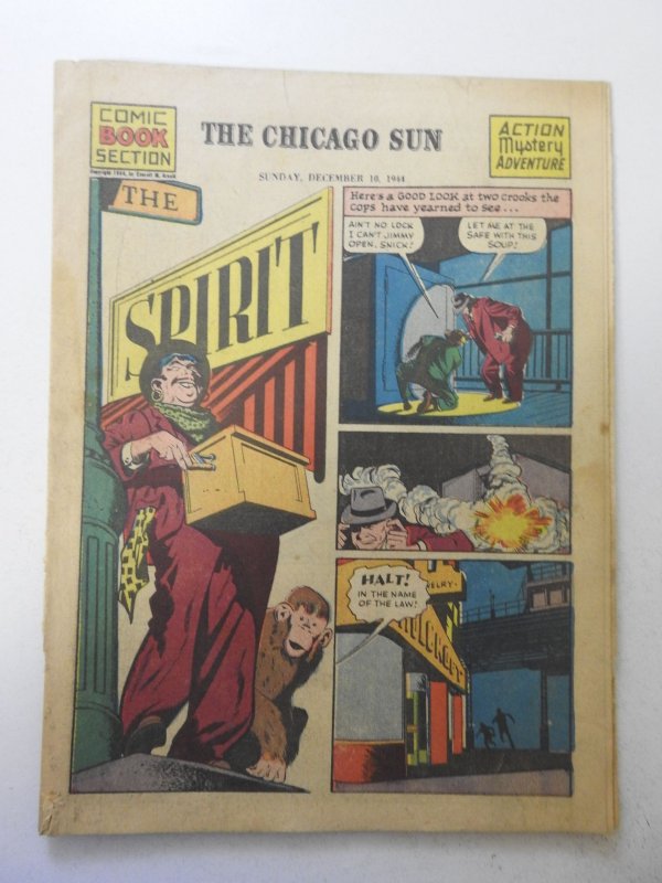 The Spirit #237 (1944) Newsprint Comic Insert Rare!