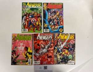 5 The Avengers Marvel Comic Books # 21 22 23 24 25 Iron Man Defenders 13 JS40