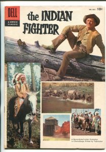 THE INDIAN FIGHTER #687 1956-DELL-FOUR COLOR-KIRK DOUGLAS-MOVIE-vg+