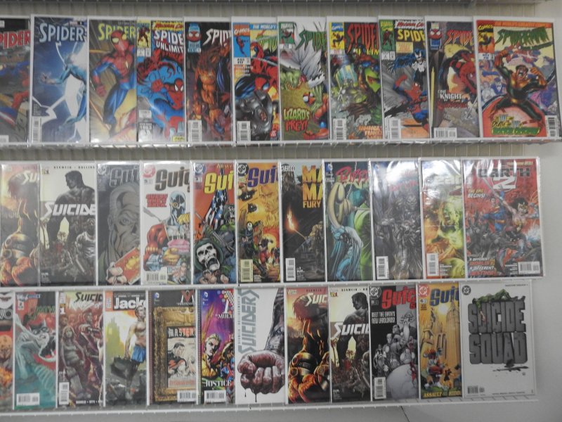 Huge Lot 130+ Comics W/ Spider-Man, Batman, Suicide Squad+ Avg VF-NM Condition!!