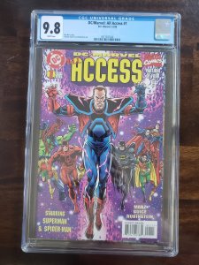 DC/Marvel All Access 1 CGC 9.8 only 2 copies graded by CGC are a 9.8