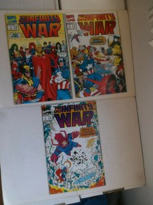 MARVEL: INFINITY GAUNTLET #1(SIGNED)-6 & INFINITY WAR #1-6, COMPLETE SETS, 1991! 