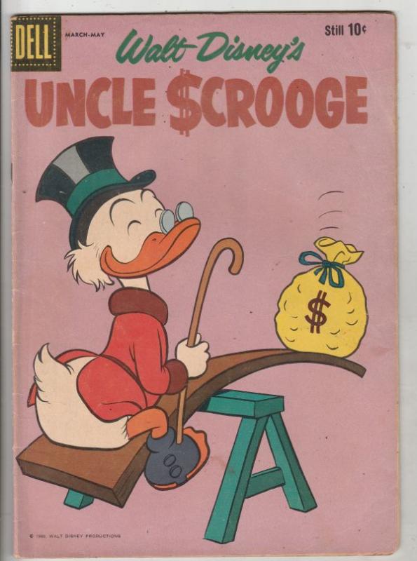 Uncle Scrooge, Walt Disney #29 (Mar-60) VG Affordable-Grade Uncle Scrooge