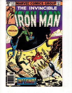 Iron Man #137 Newsstand Edition (1980) Bronze Age MARVEL !!!