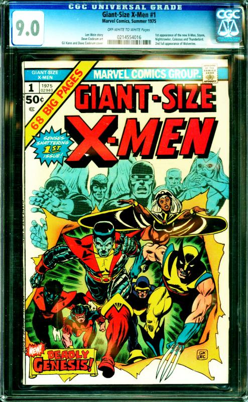 Giant-Size X-Men #1 CGC Graded 9.0 1st New X-Men