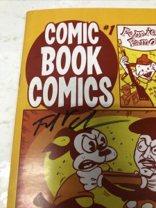 Comic Book Comics (2008) # 1 (FN/VF) Variant •  Signed Fred Van Lente •Evil Twin