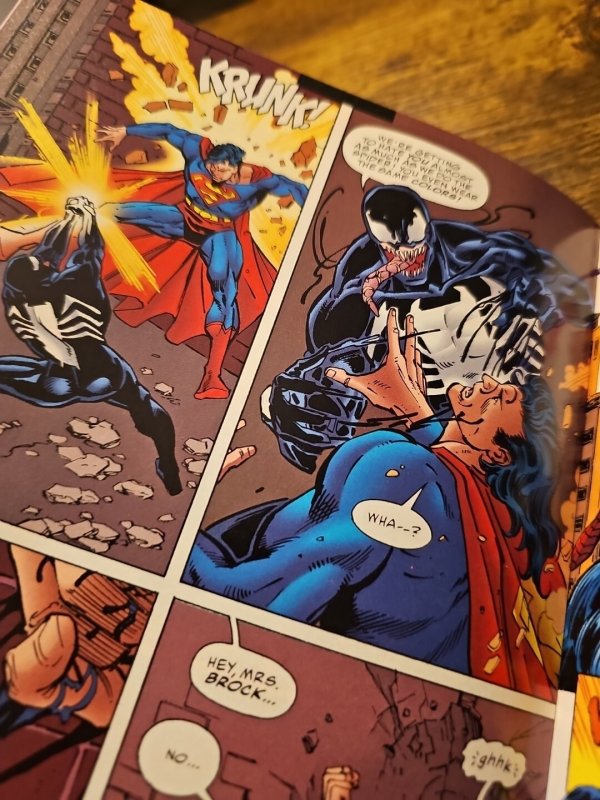 1996 DC/Marvel All Access 1 Venom Vs Superman VF