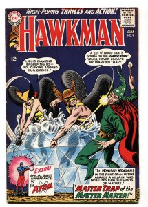 HAWKMAN #9-dc silver-age-1965-ATOM appears FN-