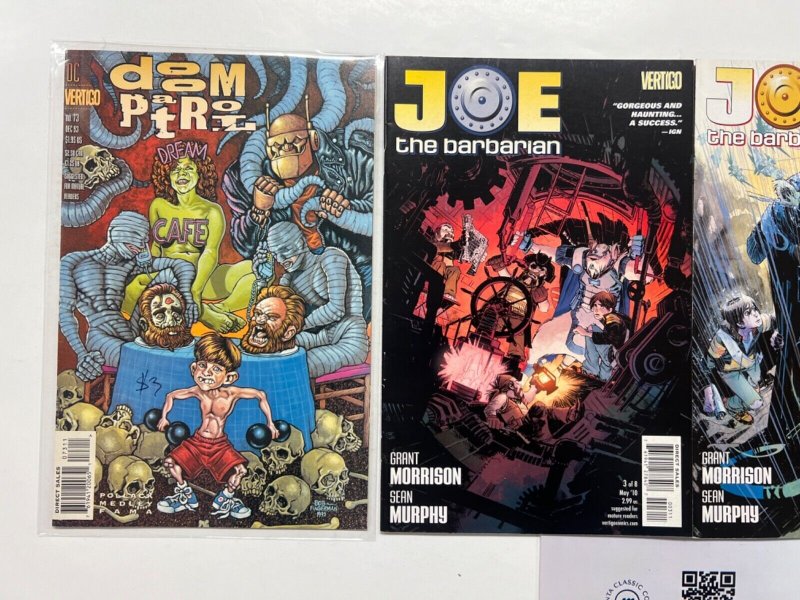 4 DC Comics Joe The Barbarian #  1 2 3 + Doom Patrol # 73  Batman Robin 26 JS43